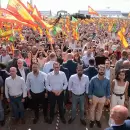 Rodeado de Trump y Meloni, líder de ultraderecha español arengó a la militancia en Madrid