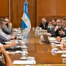 En un día negro para las criptomonedas, Massa recibió a varios referentes en Economía