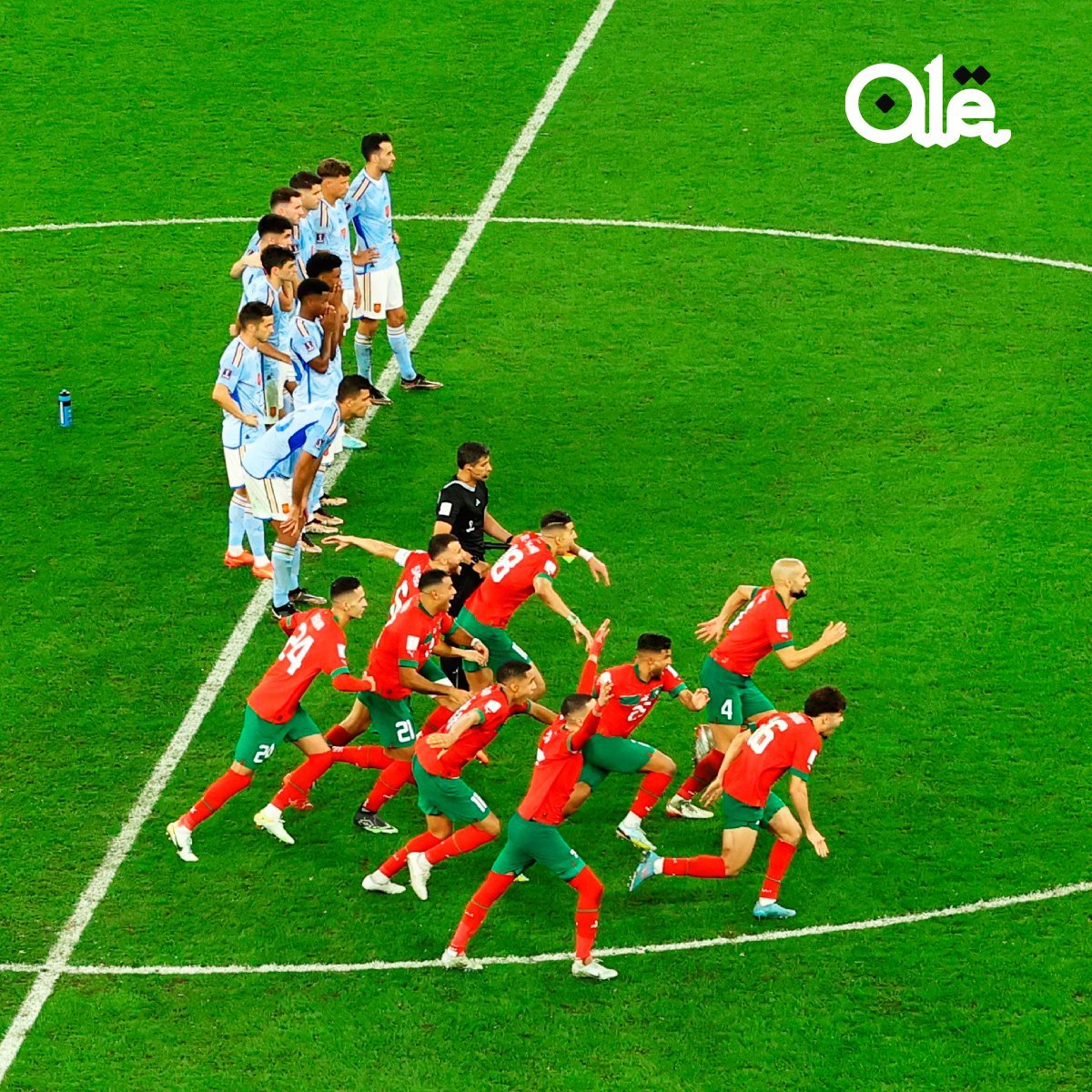 ¡Histórico! Marruecos eliminó a España y avanzó a Cuartos de Final | Canal Showsport