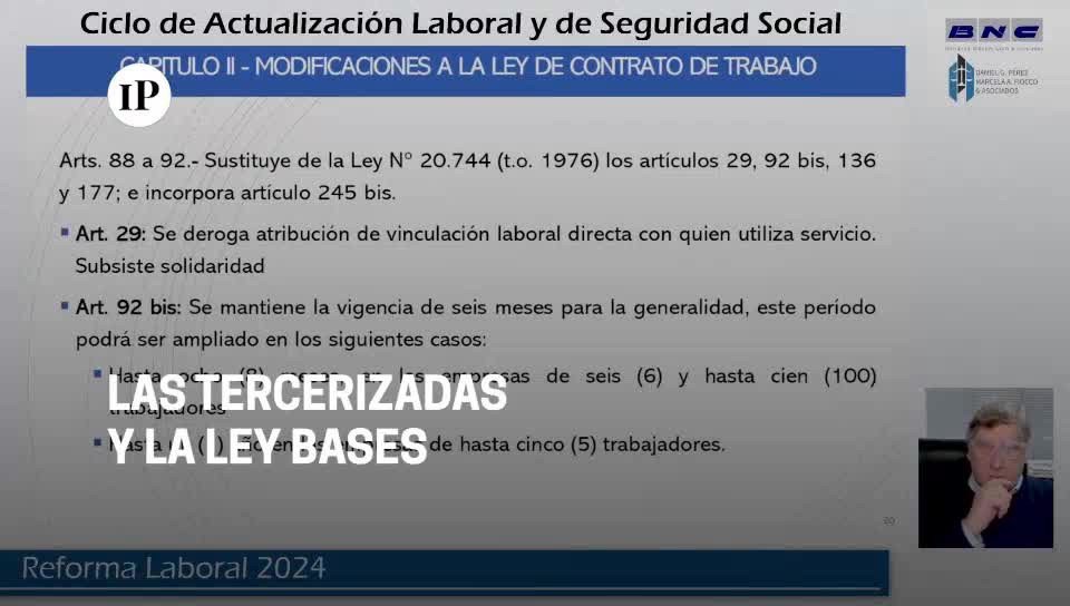 Ley de Bases: cuáles son los principales cambios sobre la reforma laboral