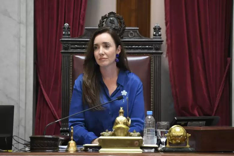 La Cámara de Senadores de la Nación es presidida por Villaruel.