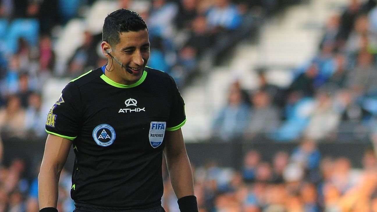 Autoridades confirmadas: Yael Falcón Pérez será el árbitro de Talleres | Canal Showsport