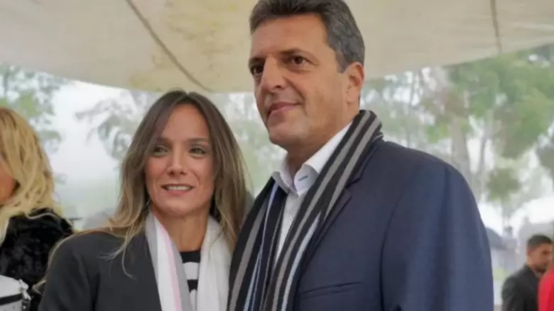 Malena Galmarini y Sergio Massa