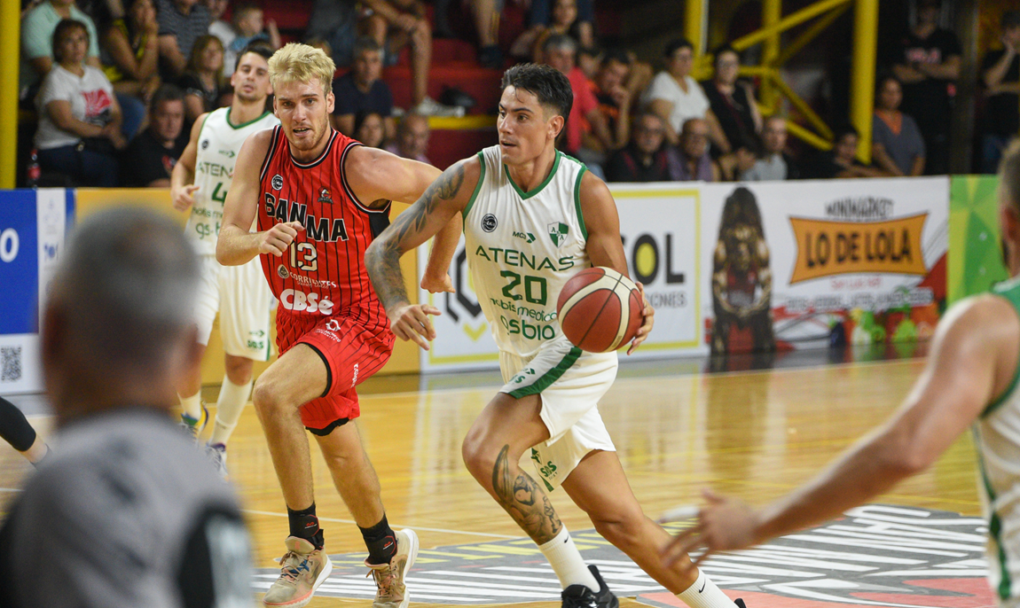 Atenas sufrió una dura caída en Corrientes: perdió 89-57 ante San Martín por la Liga Nacional | Canal Showsport