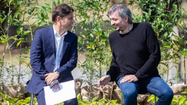 Axel Kicillof y Máximo Kirchner