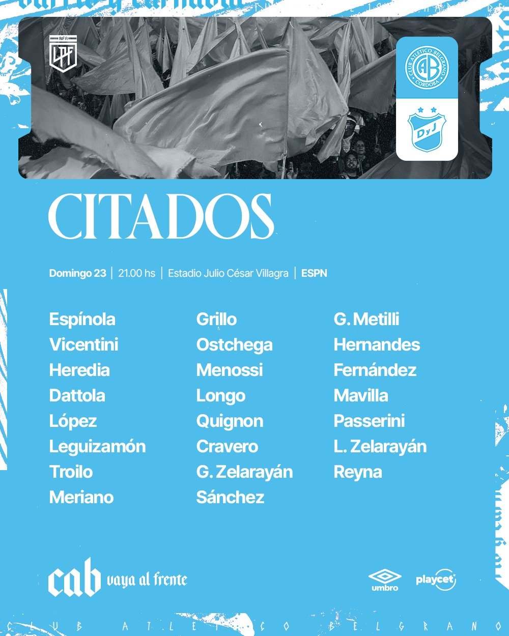 El Belgrano de Zielinski quiere remontar en Alberdi | Canal Showsport