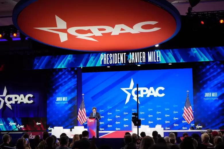 JAVIER MILEI EN CPAC
