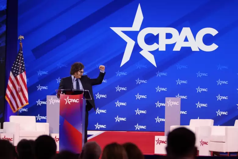 JAVIER MILEI EN CPAC