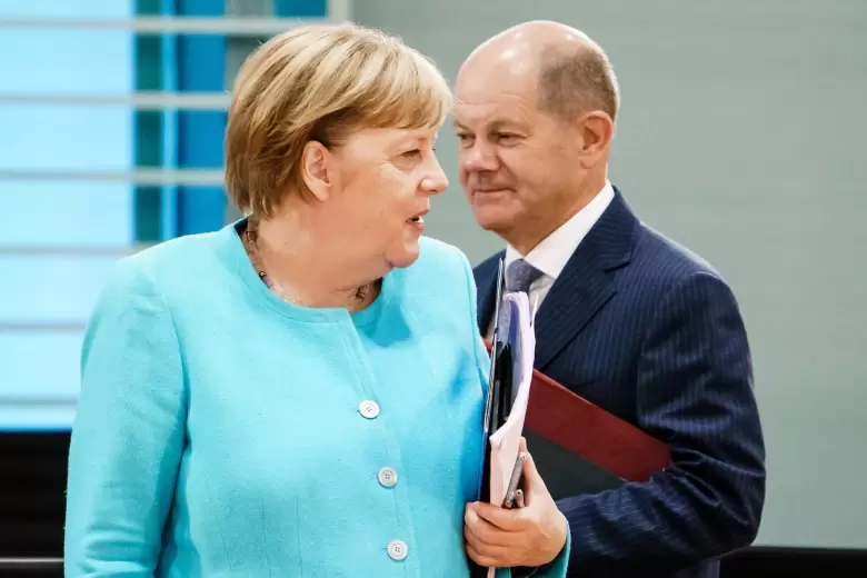 scholz merkel