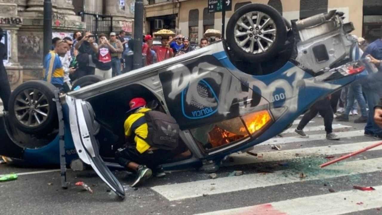 Graves incidentes, con detenidos y heridos graves en la marcha por las jubilaciones