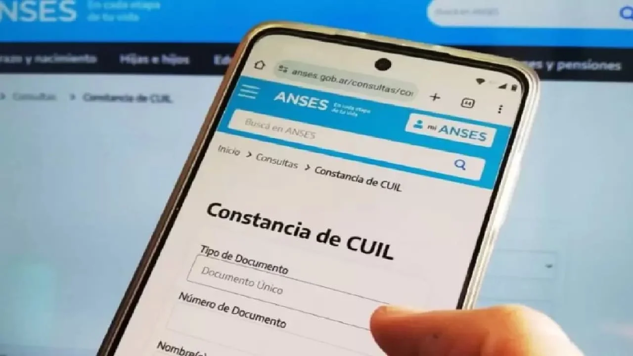 Constancia CUIL ANSES