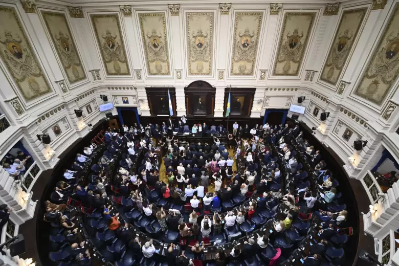 Axel Kicillof en la Asamblea Legislativa bonaerense