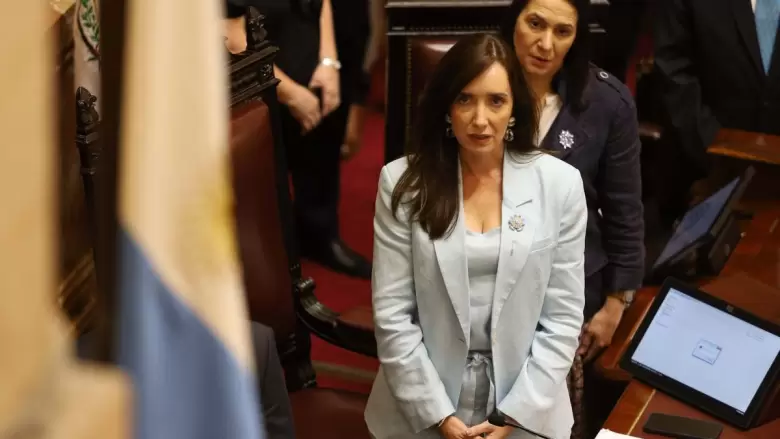 La vicepresidente Victoria Villarruel