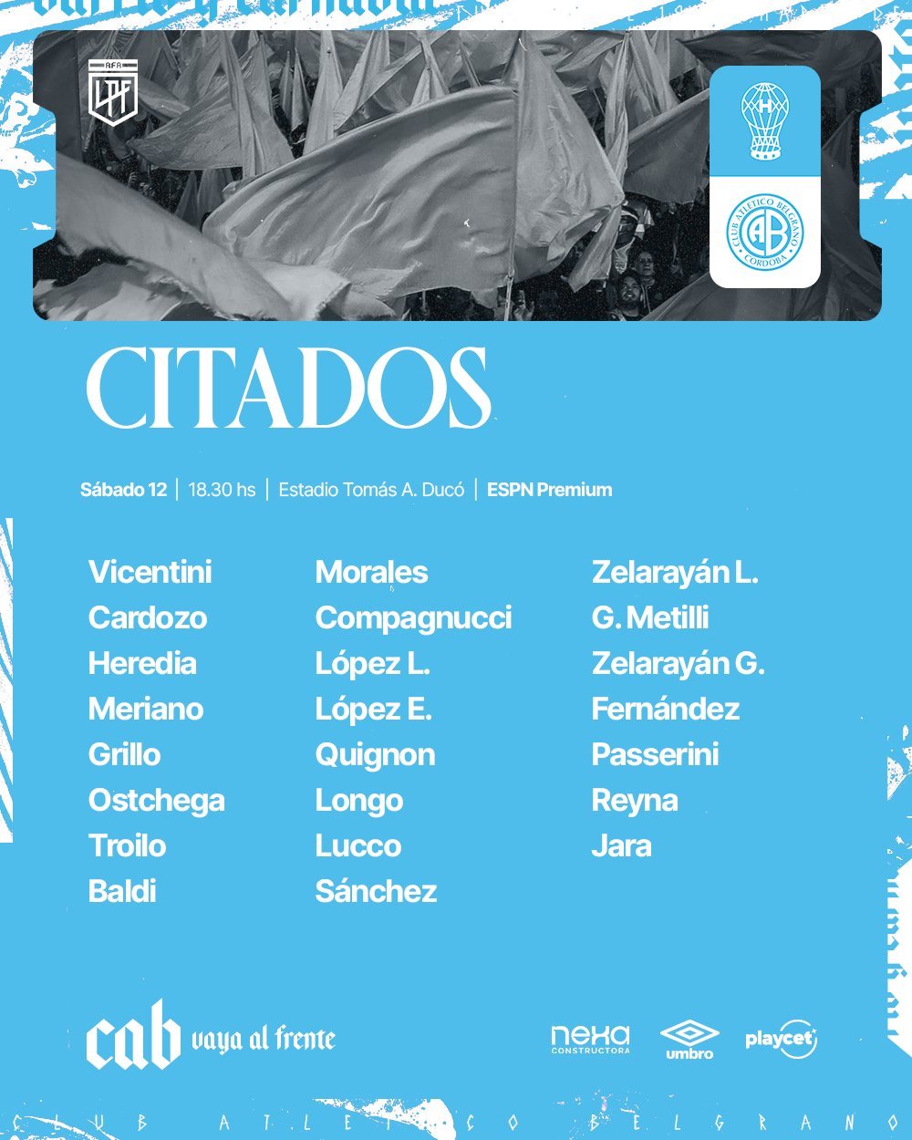 Belgrano debuta ante Huracán, con previa por Showsport | Canal Showsport