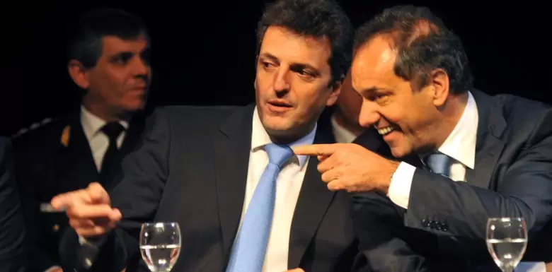 Sergio Massa y Daniel Scioli