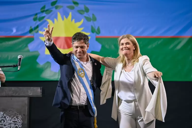 Kicillof y su vice, la matancera Verónica Magario
