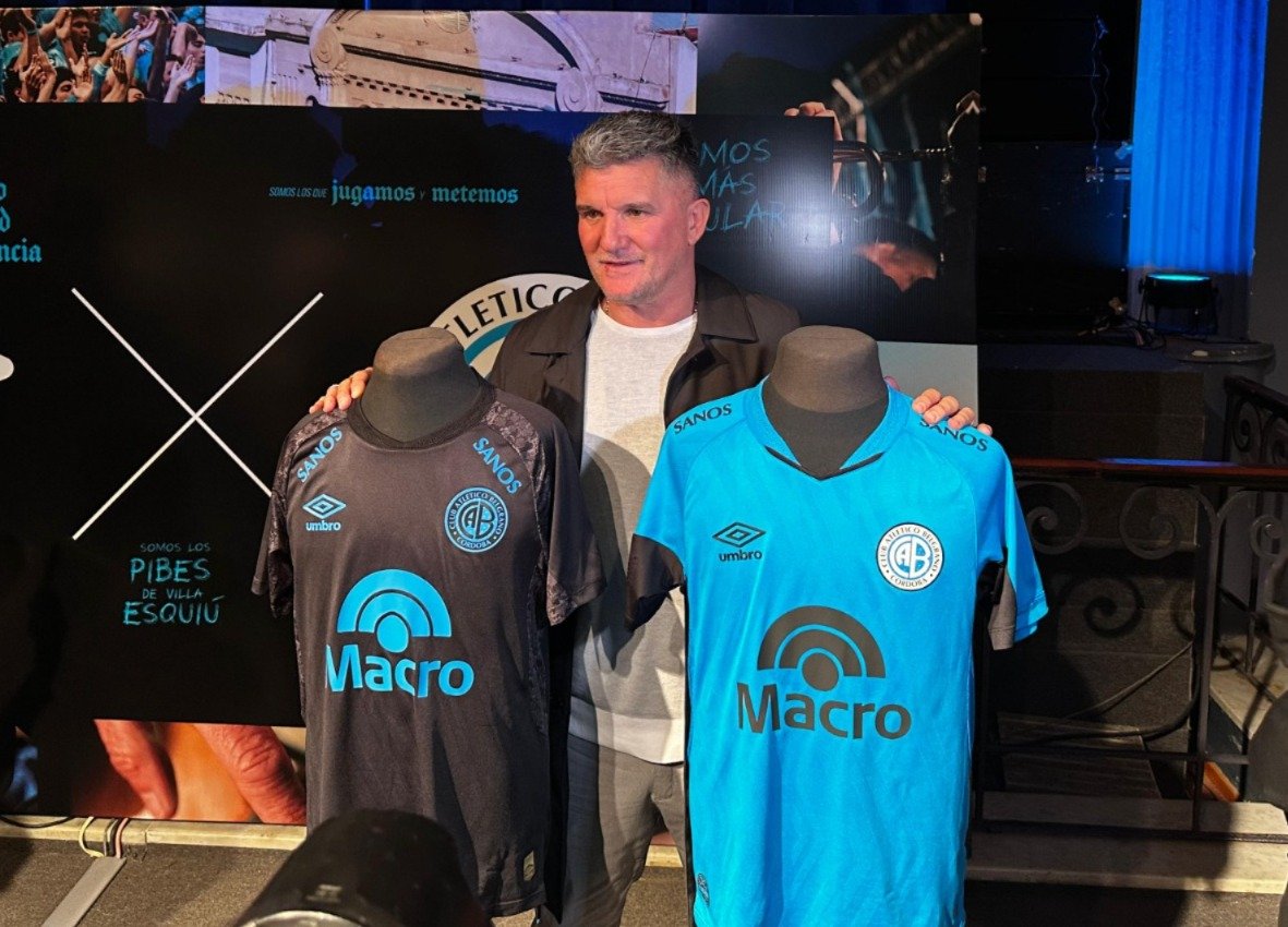 "Luifa" Artime, en la presentación de la nueva camiseta: "Me encanta ser de Belgrano" | Canal Showsport