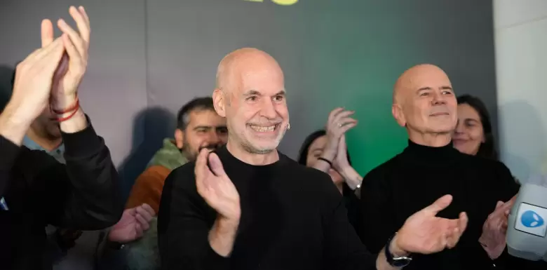 Horacio Rodríguez Larreta en el búnker.