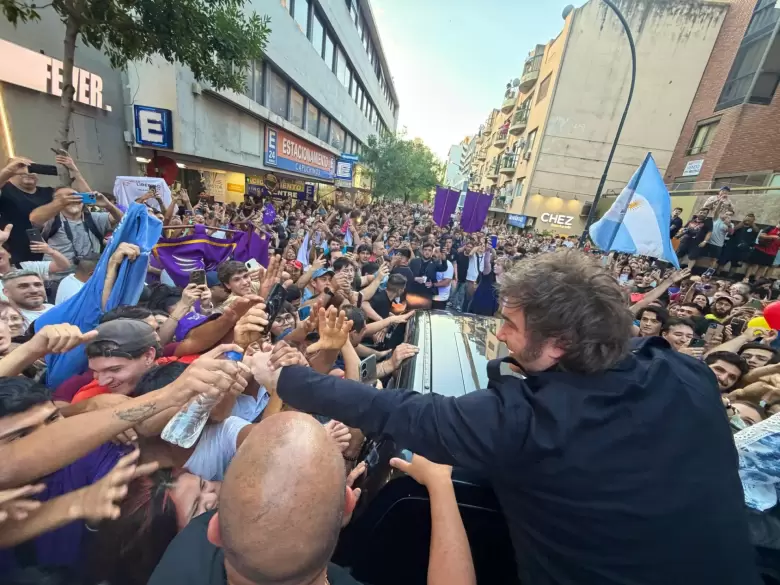 Milei en el "Tour de la Gratitud" en Córdoba