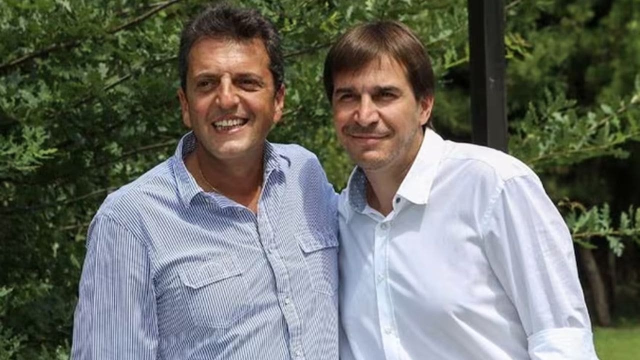 Javier Faroni, el empresario teatral junto a Sergio Massa