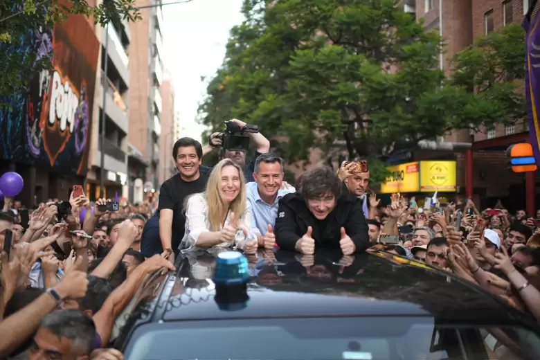 Milei en el "Tour de la Gratitud" en Córdoba