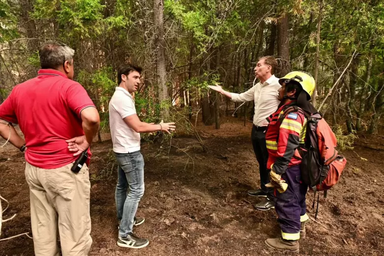 Torres y Santilli en Chubut, el 7 de enero