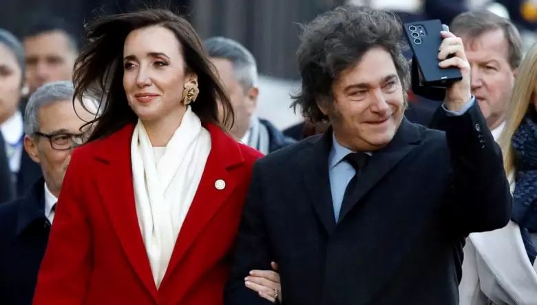 Javier Milei y Victoria Villarruel