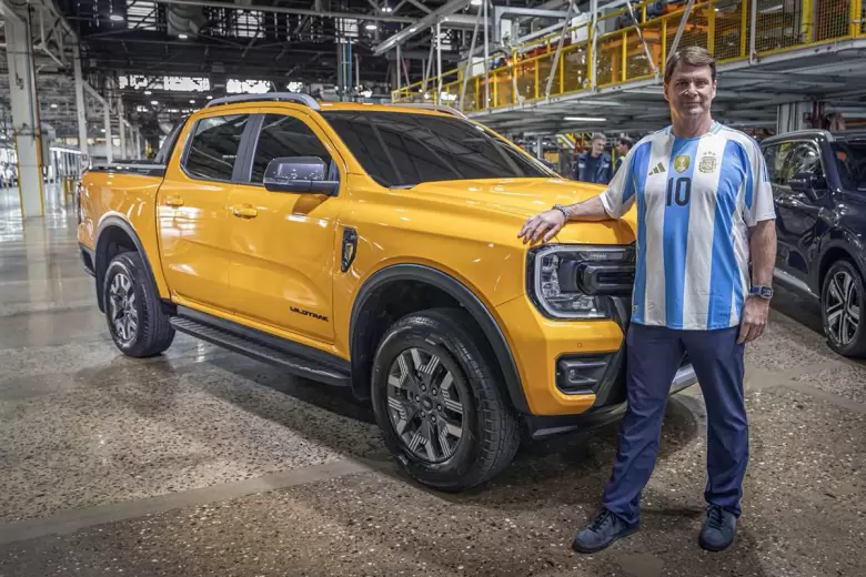 Jim Farley, CEO global de Ford, en su paso por Argentina.