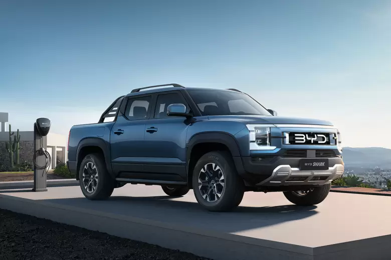 La BYD Shark es la primera pick-up híbrida enchufable que la marca vende en el país.