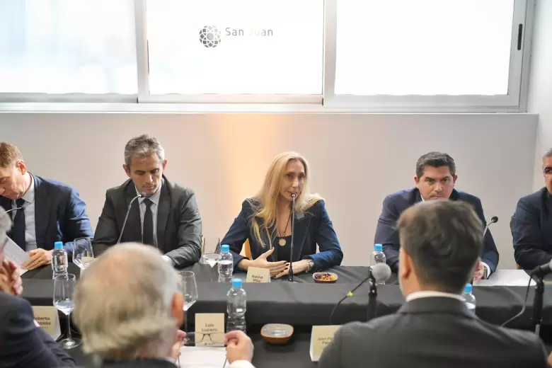 Karina Milei encabezó la Mesa Federal Minera en San Juan