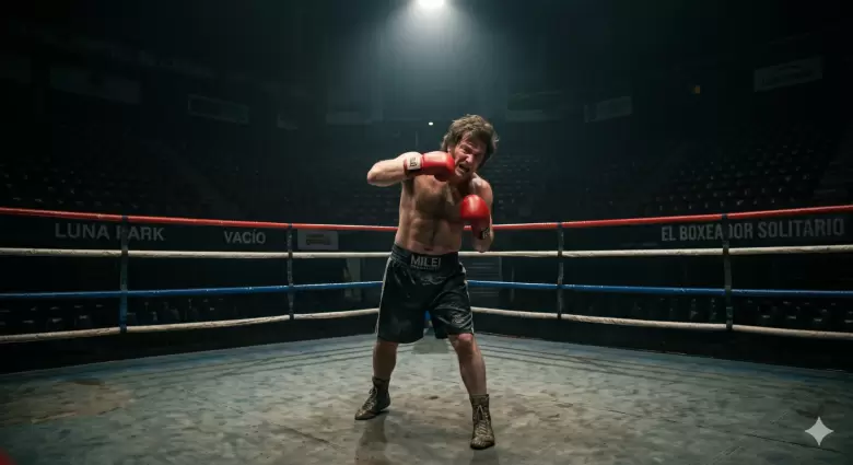 Milei boxing