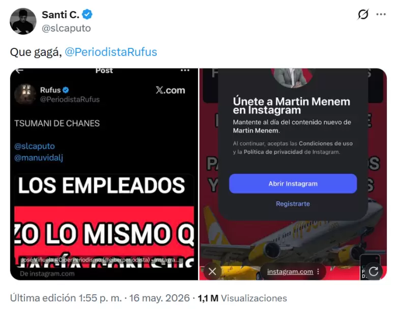 El inicio del nuevo capítulo de la interna: "Qué gagá" - X Santiago Caputo
