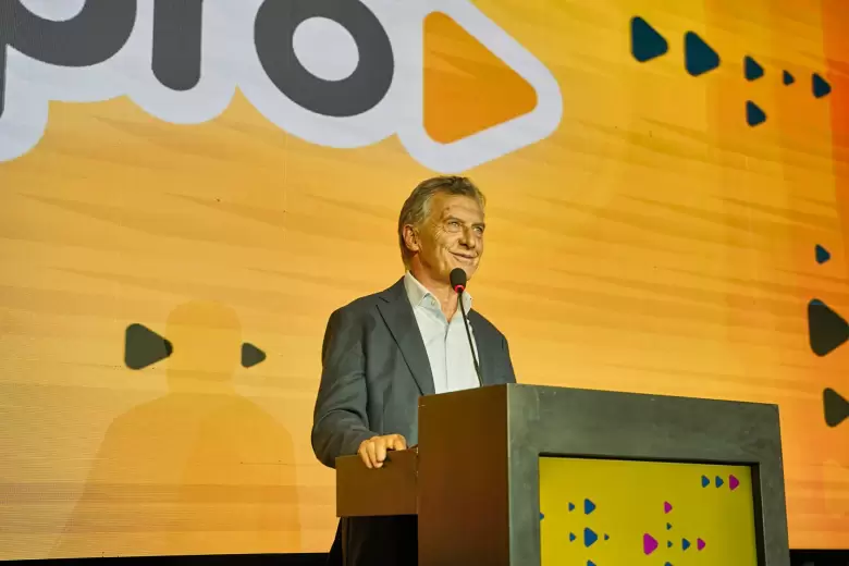 Mauricio Macri encabezó un acto del PRO en Mendoza