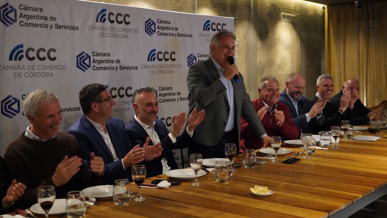Martín Llaryora en la Asamblea General de la CCC