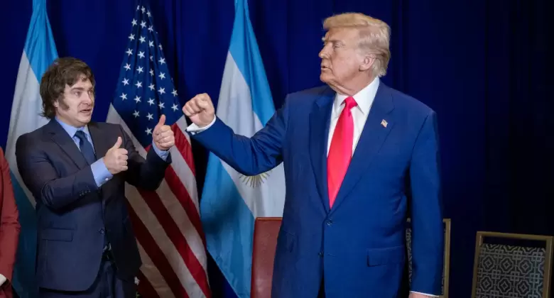 Milei y Trump compartirán palco VIP en el sorteo del Mundial 2026 - e