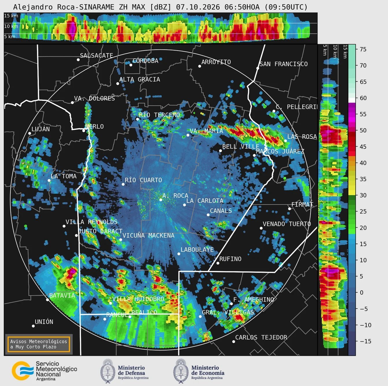 Alerta naranja por tormentas en Córdoba Capital y el área metropolitana • Canal C